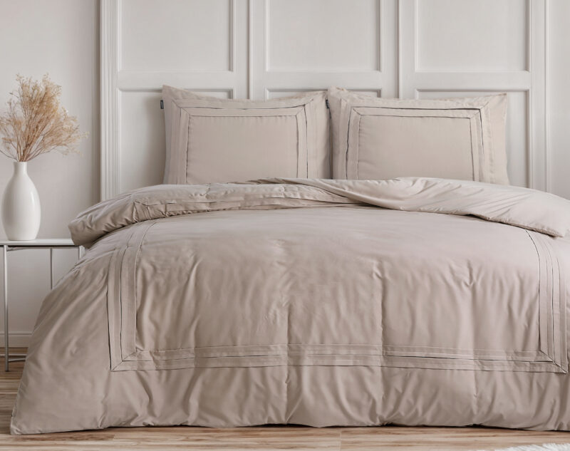 Sleeptime Tailored Taupe 200 x 220