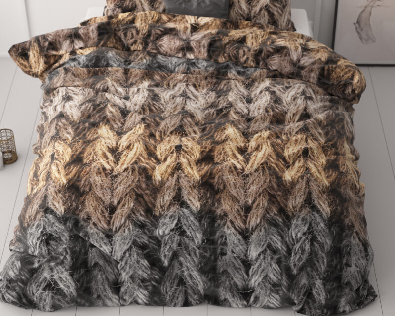 Sleeptime Trendy knits Bruin 140 x 220