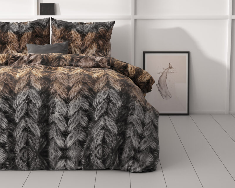 Trendy knits Bruin 200 x 200/220