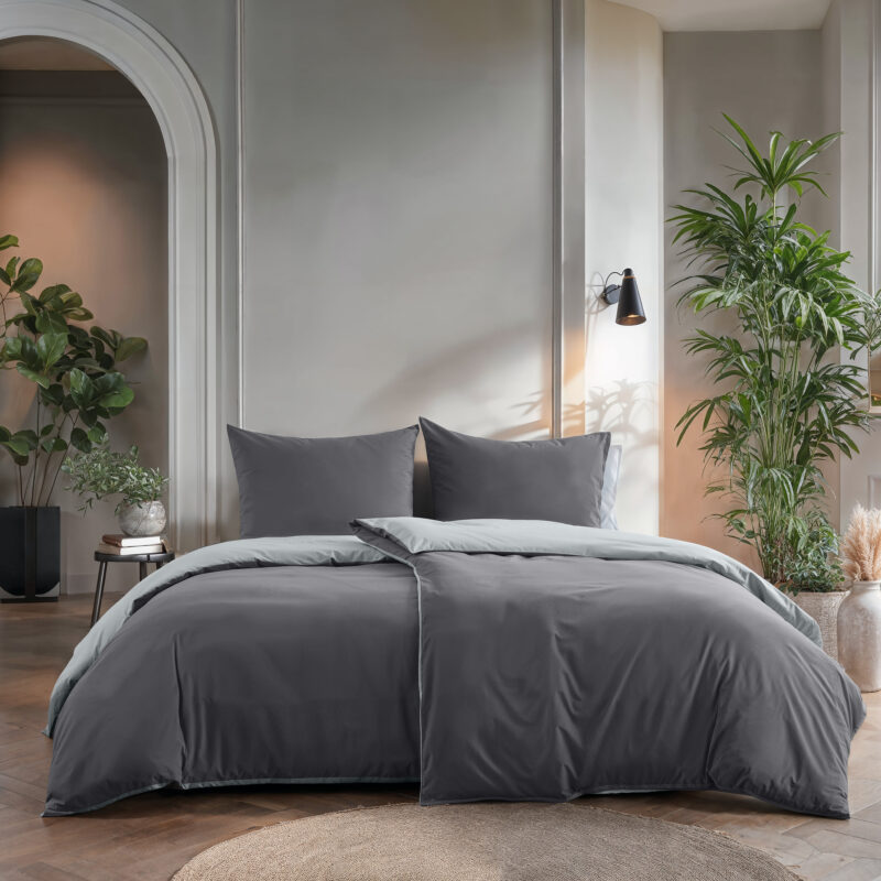 Twin Face Grijs/Antraciet 240x220