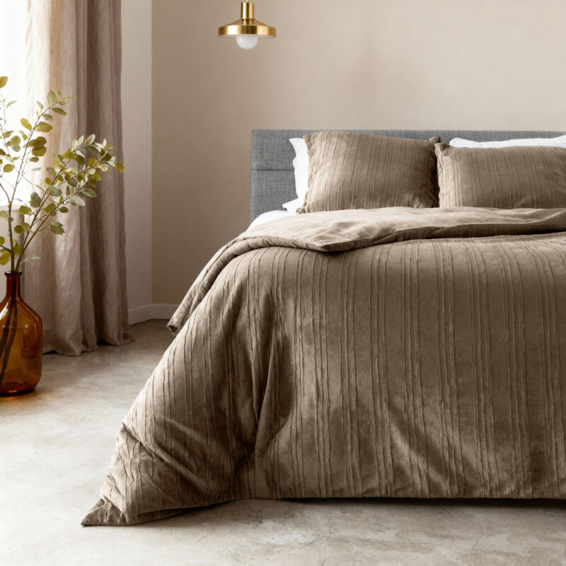 Sleeptime Velvet Lining Taupe 240 x 220
