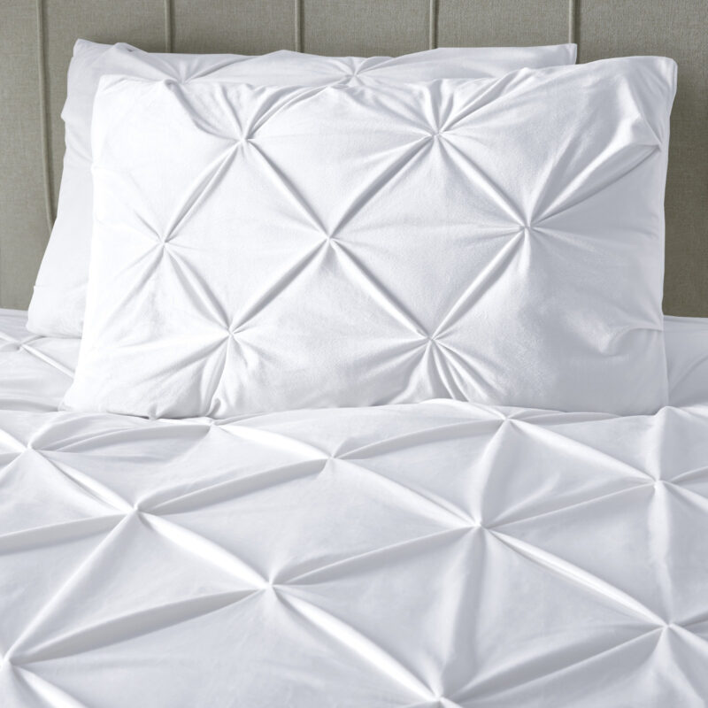 Sleeptime Velvet Pintuck Wit 140 x 220