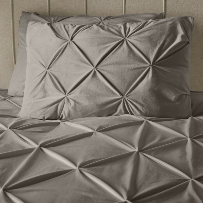 Sleeptime Velvet Pintuck Zand 140 x 220