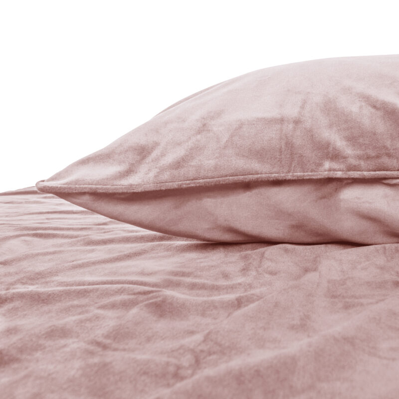 Sleeptime Velvet Piping Soft Pink 200 x 220