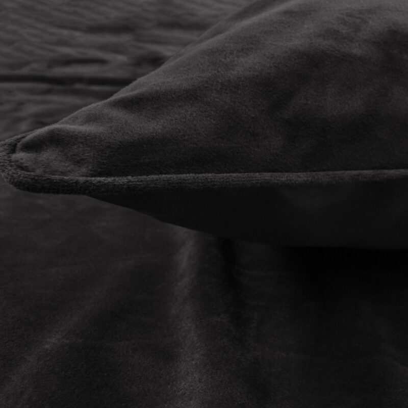 Sleeptime Velvet Piping Zwart 200 x 220