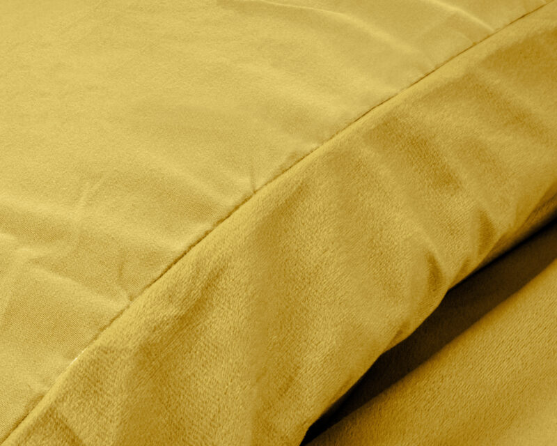 Sleeptime Velvet Uni Dekbedovertrek Goud 140 x 220