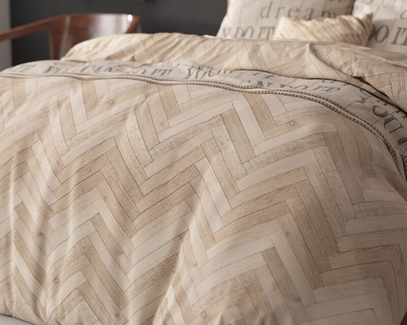 Visgraat Zand 140 x 220 Sleeptime