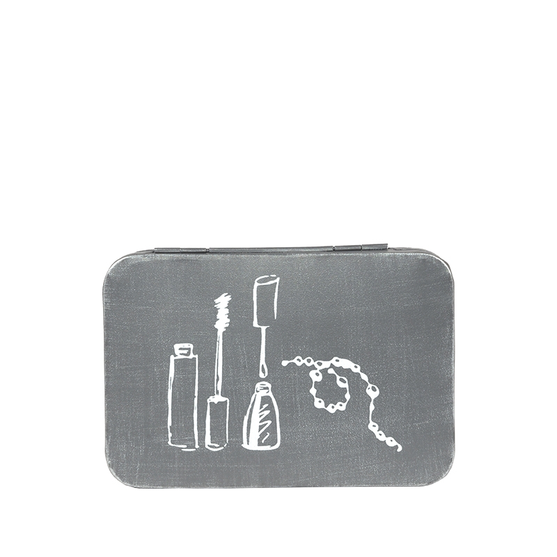 LABEL51 Make-Up opbergkist - Antiek grijs - - One Size