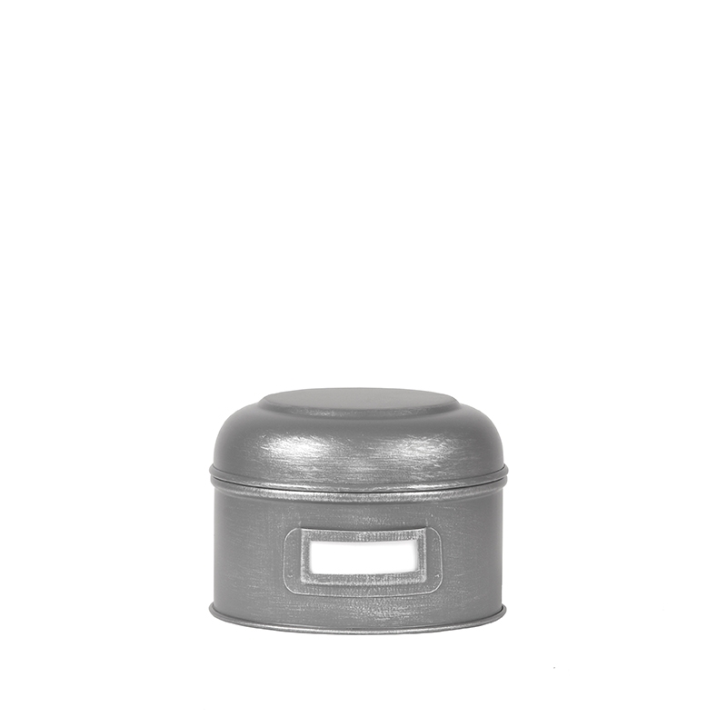 LABEL51 Opbergblik - Antiek grijs - Metaal - S