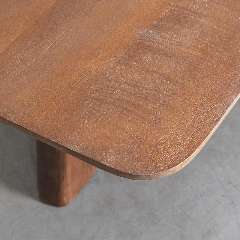 LABEL51 Eetkamertafel Scott - Nature Smooth - Mangohout - 200 cm Mangohout