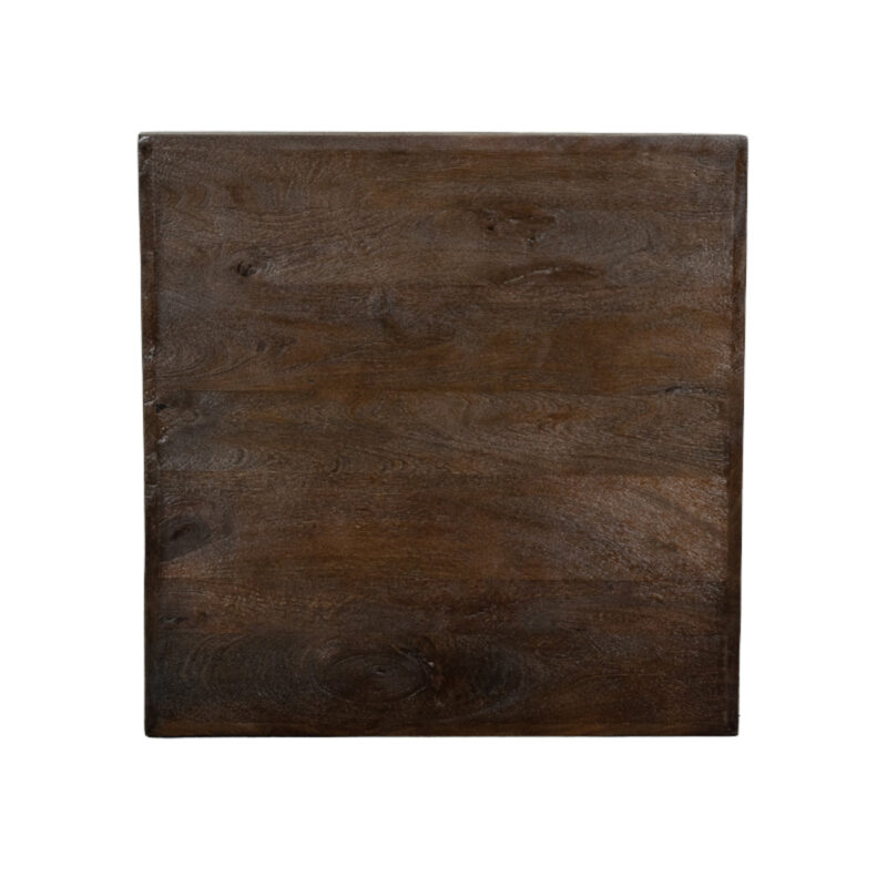 LABEL51 Eetkamertafel Tafelblad Straight Edge - Espresso - Mangohout - 70 cm Straight Tafelblad Straight Edge