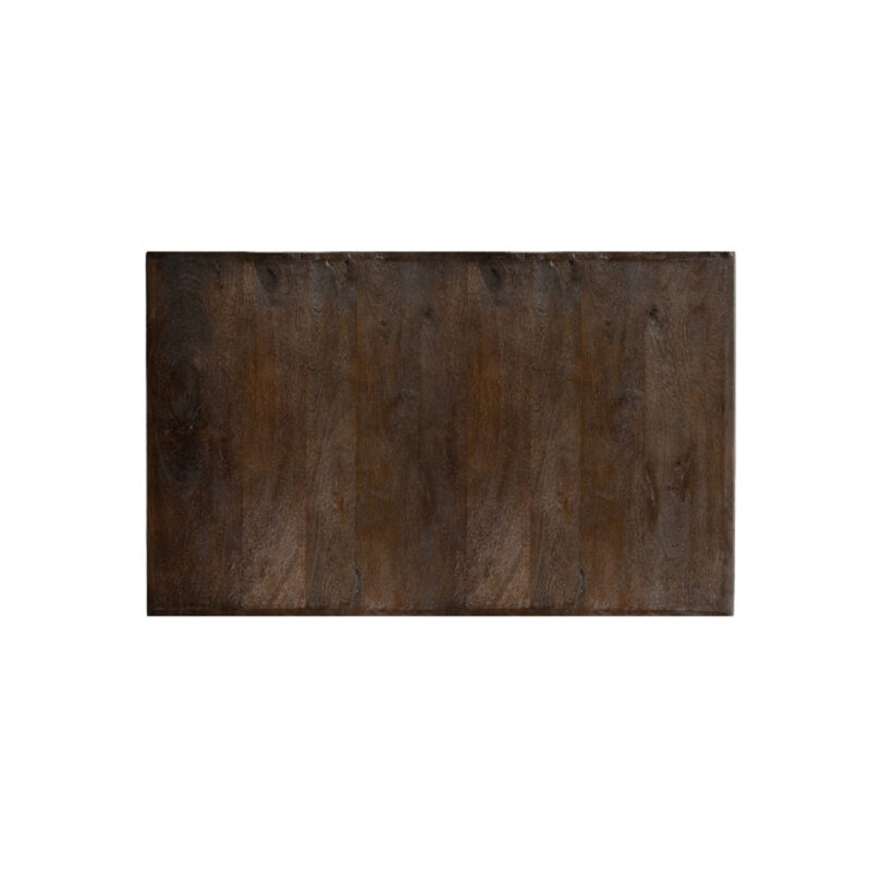 LABEL51 Eetkamertafel Tafelblad Straight Edge - Espresso - Mangohout - 120 cm Straight Tafelblad Straight Edge