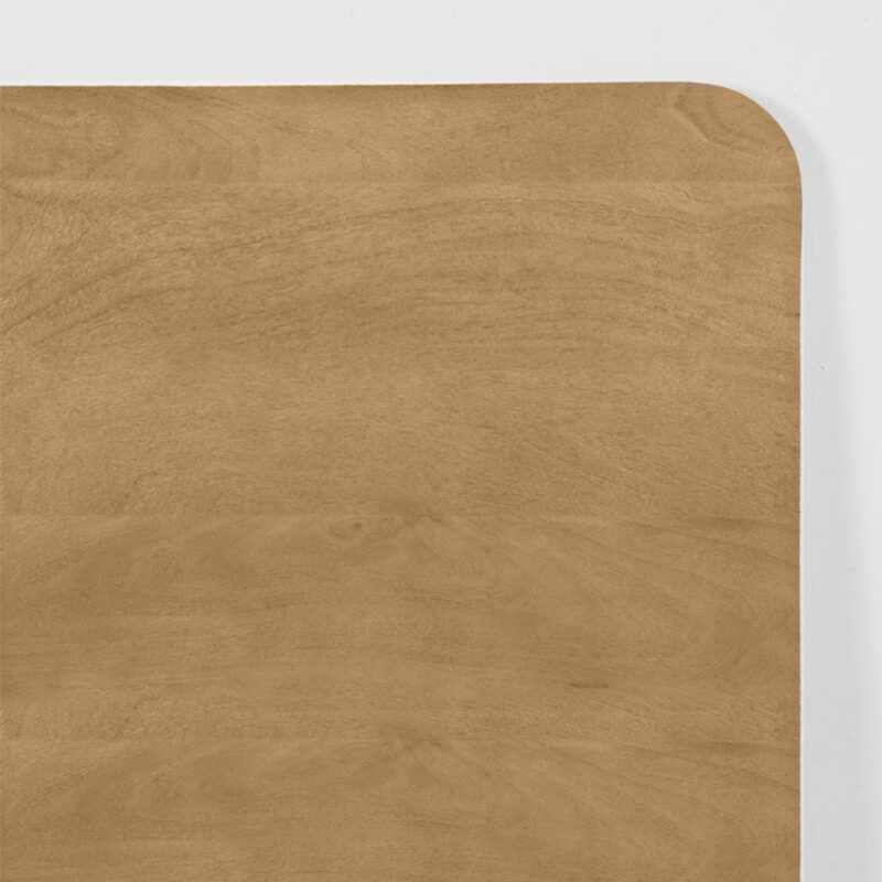 LABEL51 Eetkamertafel Tafelblad Sloppy Edge - Naturel - Mangohout - 120 cm Sloppy Mangohout