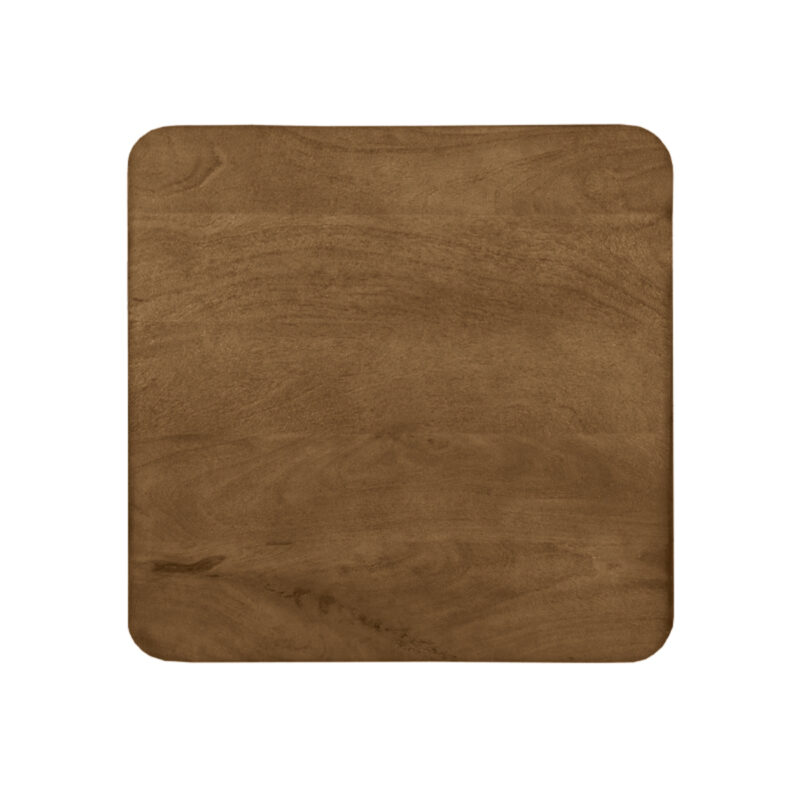 LABEL51 Eetkamertafel Tafelblad Sloppy Edge - Nature Smooth - Mangohout - 70 cm Sloppy Tafelblad Sloppy Edge
