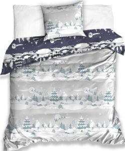 Christmas Snow dekbedovertrek 140 x 200 cm - katoen