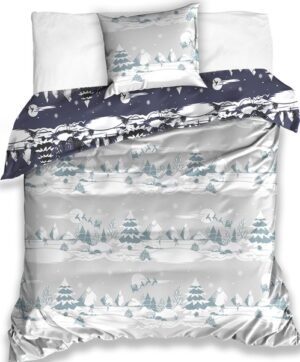 Christmas Snow dekbedovertrek 140 x 200 cm - katoen