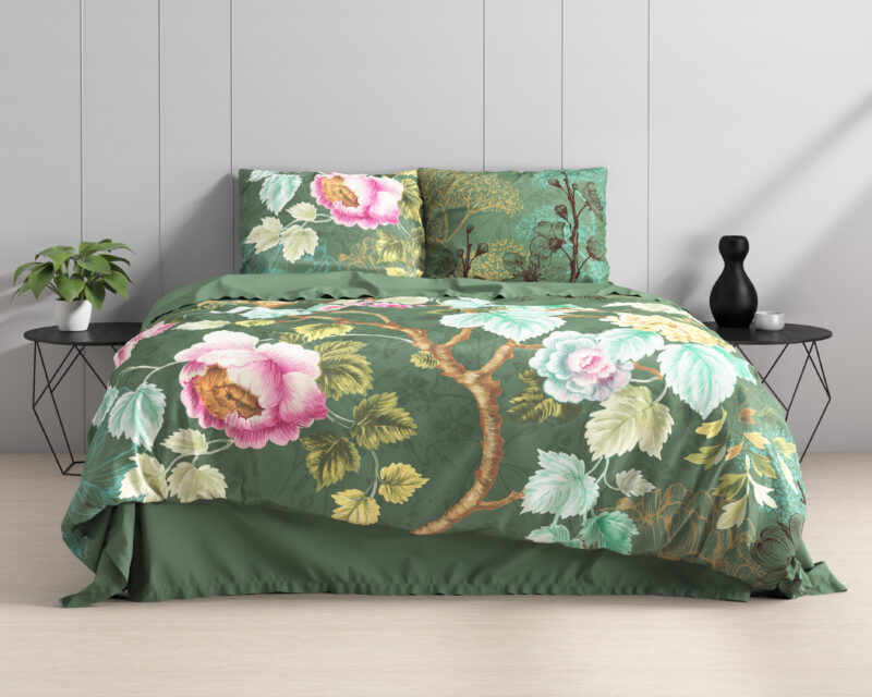 Chanda Olijf groen 240 x 200/220 Dreamhouse