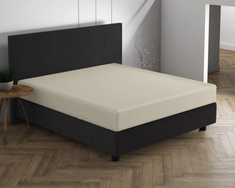 Dubbel Jersey 220 gr. Hoeslaken Creme 80/100 x 220