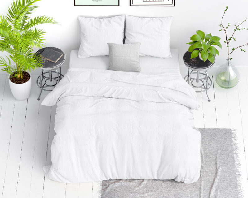 Stone washed Wit 140 x 200/220 Dreamhouse