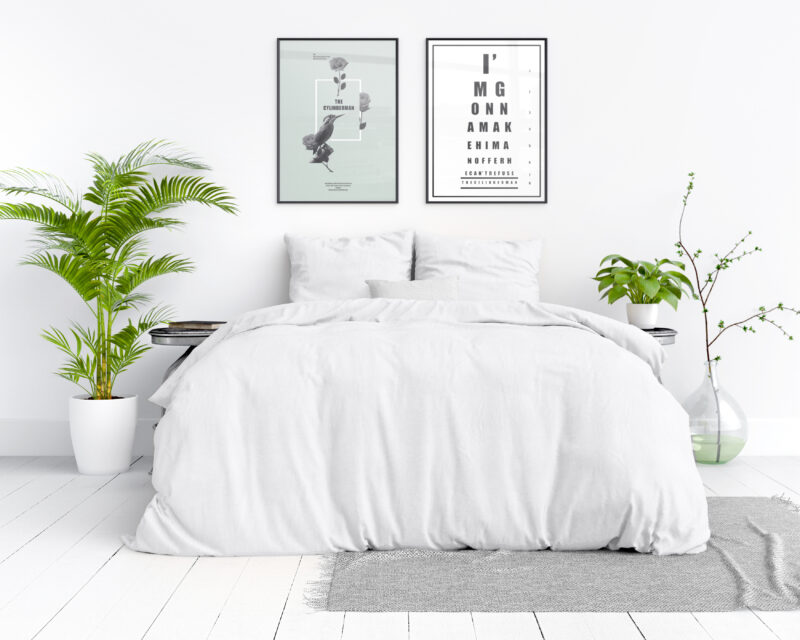 Stone washed Wit 140 x 200/220