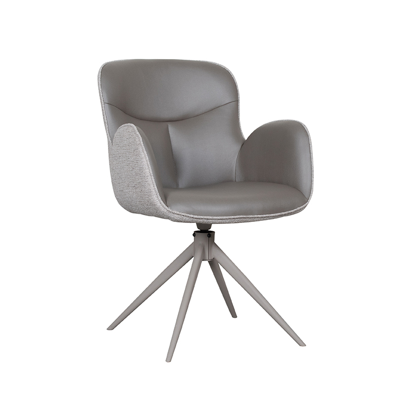 LABEL51 Eetkamerstoel Lasse - Forest - - Taupe Metalen Frame