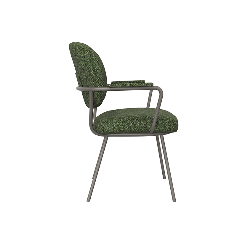 LABEL51 Eetkamerstoel Lausanne - Forest - - Forest Metalen Frame