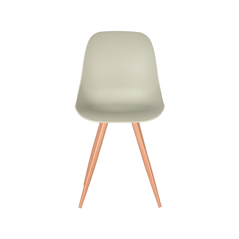 LABEL51 Eetkamerstoel Rimini - Breeze - - Naturel Houtlook Frame Rimini