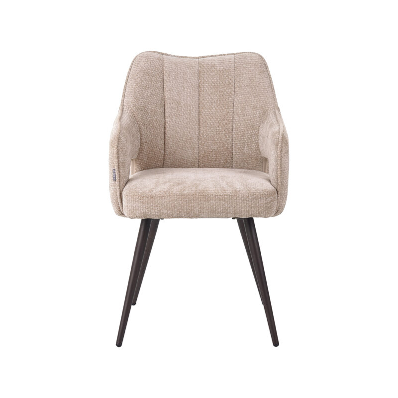 LABEL51 Eetkamerstoel Stan - Clay - Elite - Brons Metalen Frame Stan