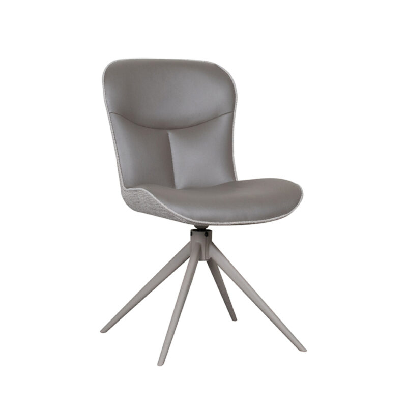 LABEL51 Eetkamerstoel Thorben - Forest - - Taupe Metalen Frame Thorben