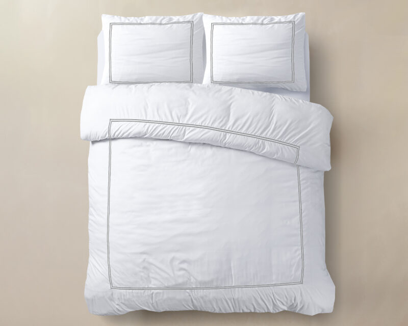 Brata Wit/Grijs Wit 140 x 200/260