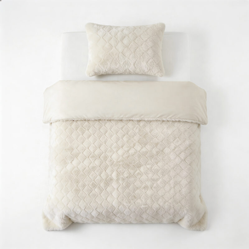 Sleeptime Faux Fur Syon Crème 140 x 200/220