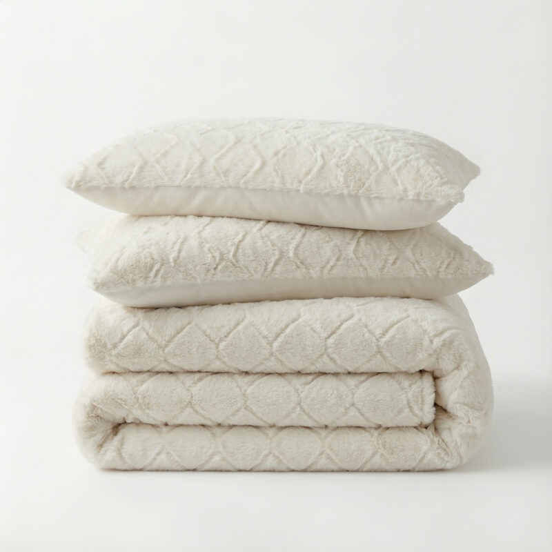 Faux Fur Syon Crème 200 x 200/220