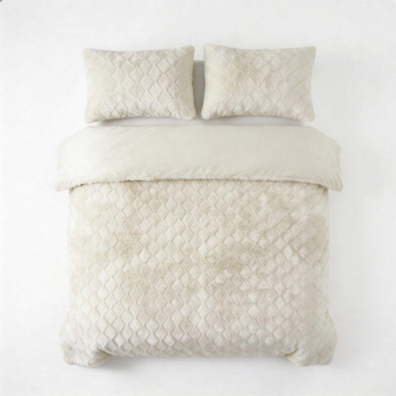 Sleeptime Faux Fur Syon Crème 240 x 200/220