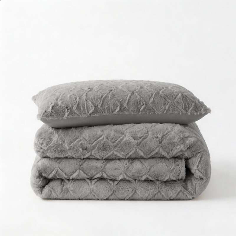 Faux Fur Syon Grijs 140 x 200/220