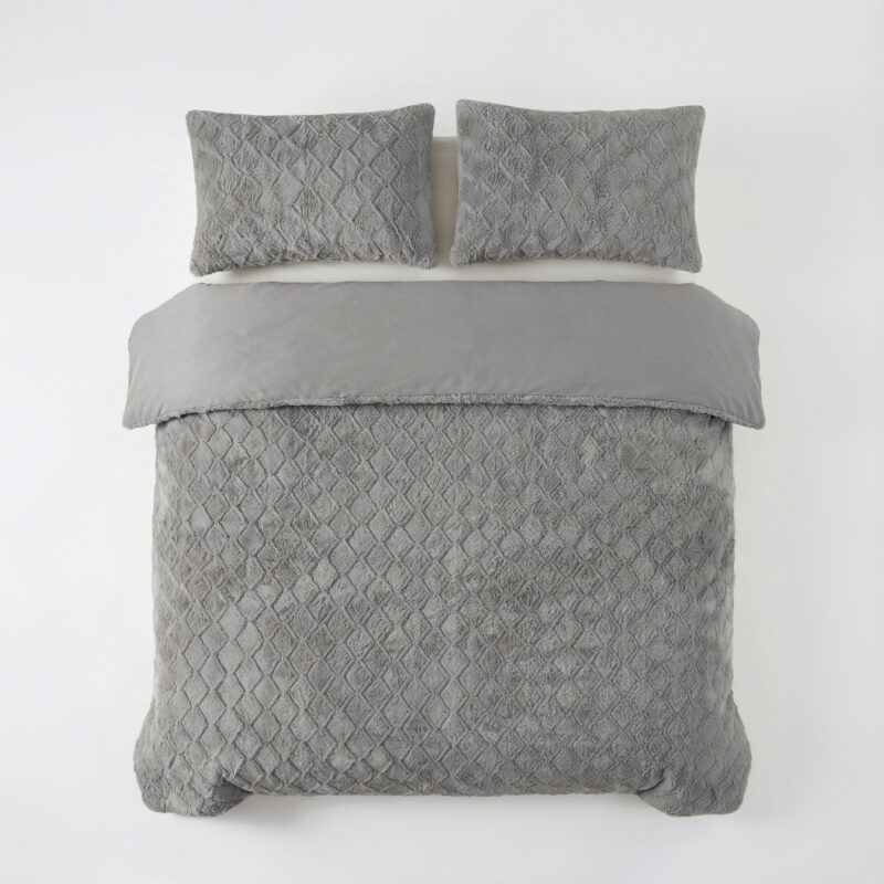 Sleeptime Faux Fur Syon Grijs 240 x 200/220