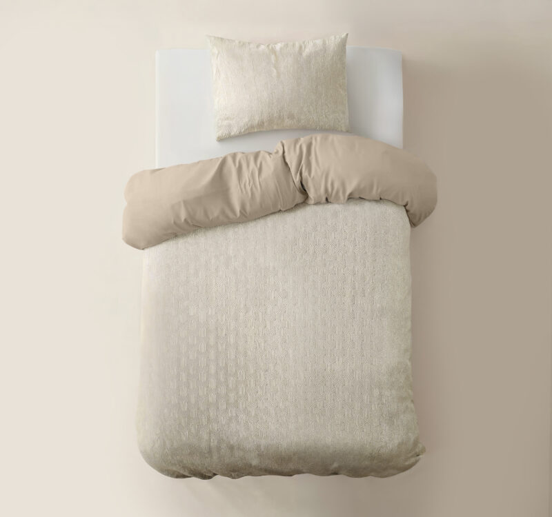 Sleeptime Flanel Art Beige 140 x 220