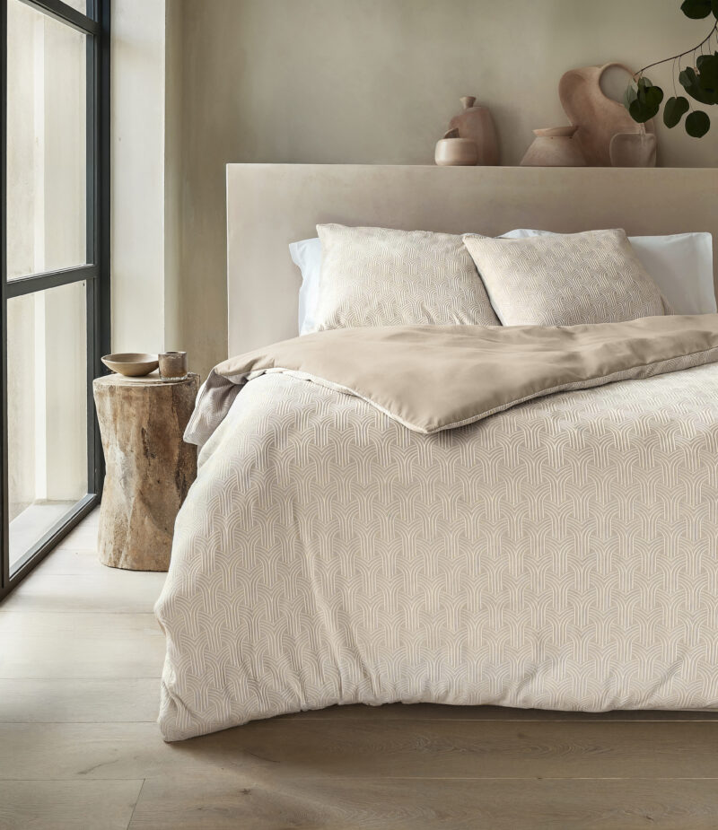 Flanel Art Beige 200 x 220 Sleeptime