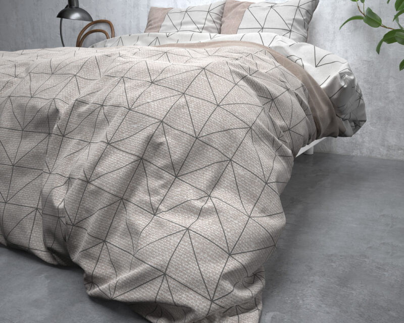 Sleeptime Flanel Gino Taupe 200 x 220