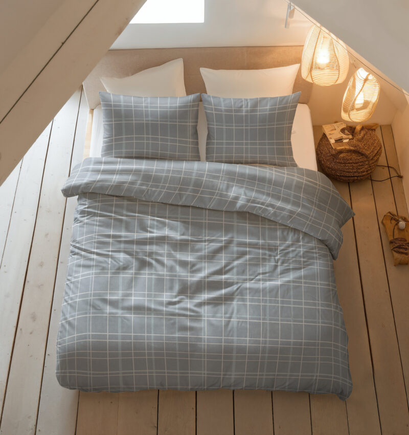 Sleeptime Flanel Seva Blauw 200 x 200
