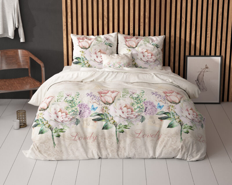 Sleeptime Lovely Flower Beige 240 x 200/220
