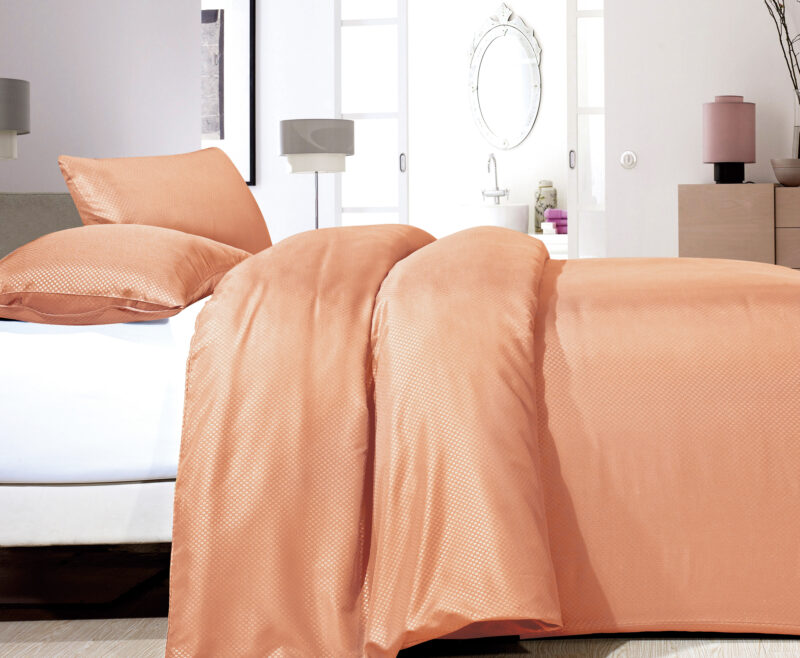 Satin Point Pastel Oranje 240 x 220 Sleeptime