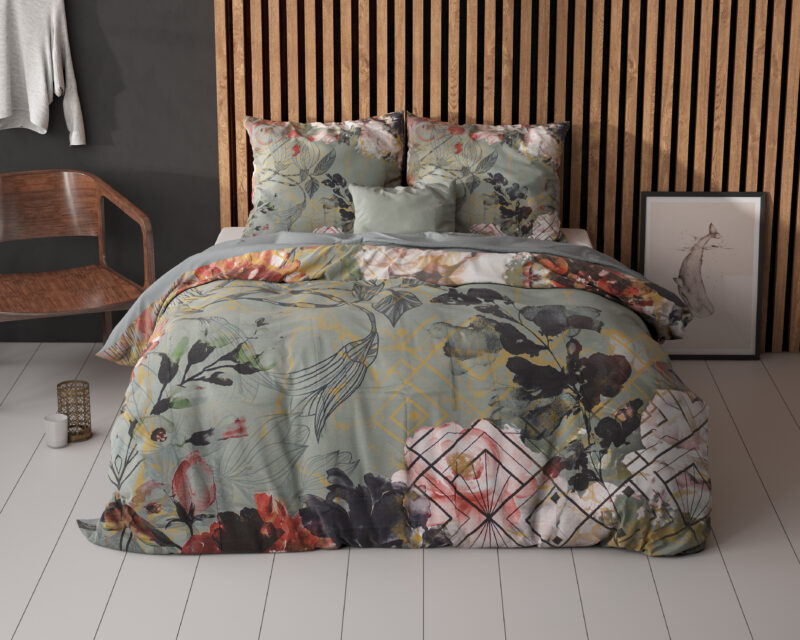 Triangle Nature Groen 200 x 200/220 Sleeptime