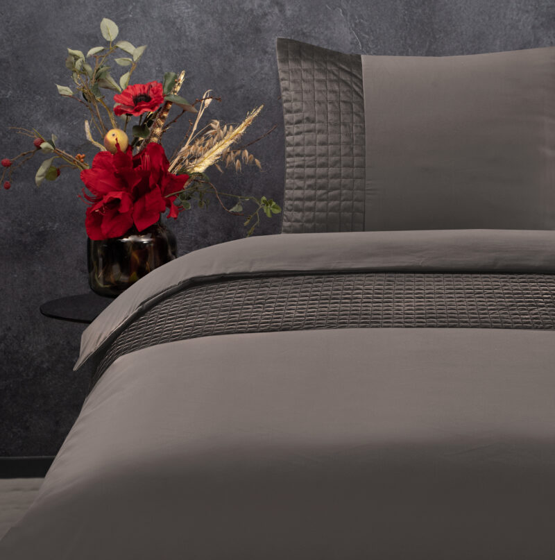 Sleeptime Velvet Band Taupe 240 x 220