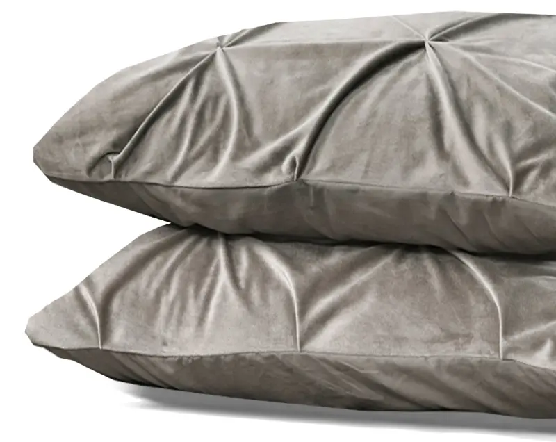 Velvet Pintuck 2pack kussenslopen Zand 60 x 70 Sleeptime