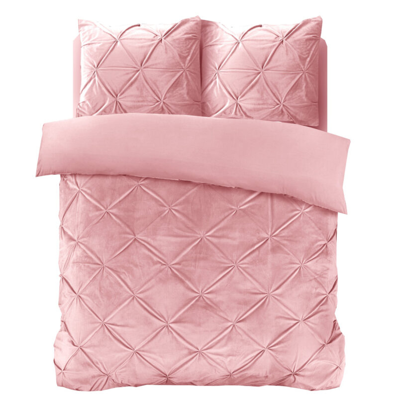 Sleeptime Velvet Pintuck Roze 240 x 200/220