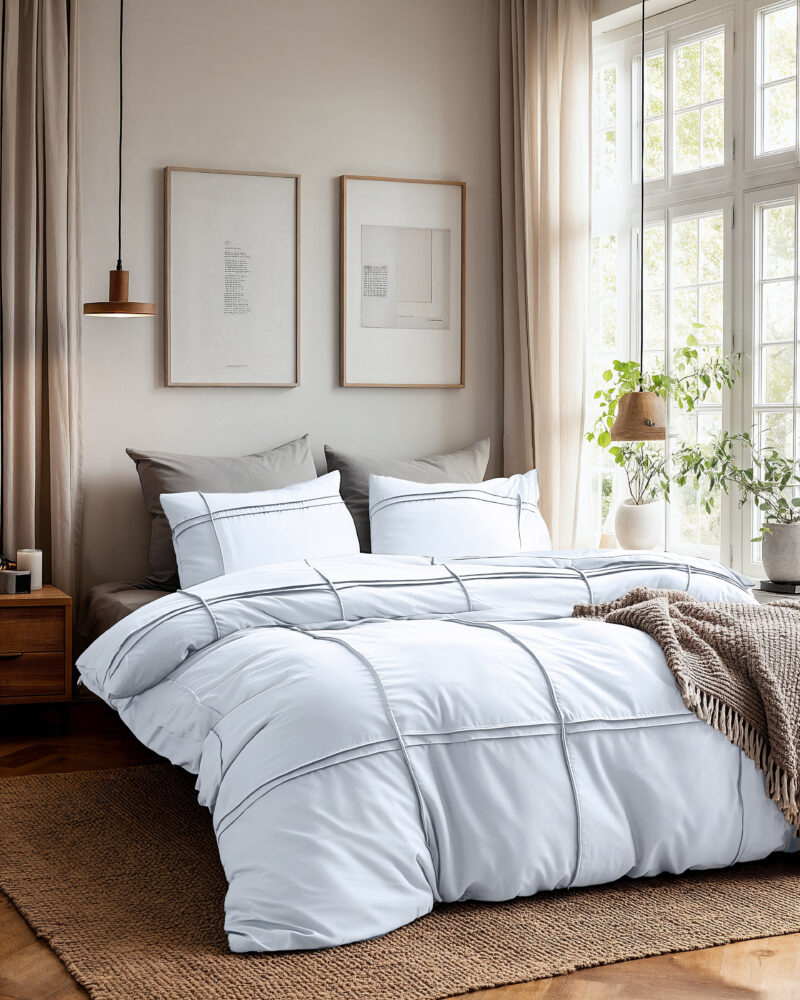 Sleeptime Washed Tufted Wit 140 x 200/220