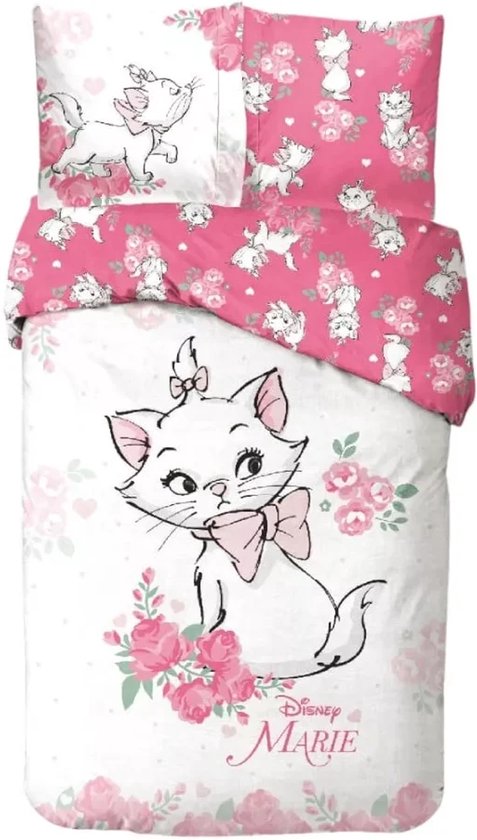 Disney AristoCats dekbedovertrek - 140 x 200 cm -65x65cm - Katoen