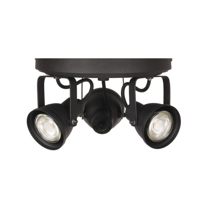 LABEL51 Spot Max - Zwart - Metaal - 3-Lichts Metaal