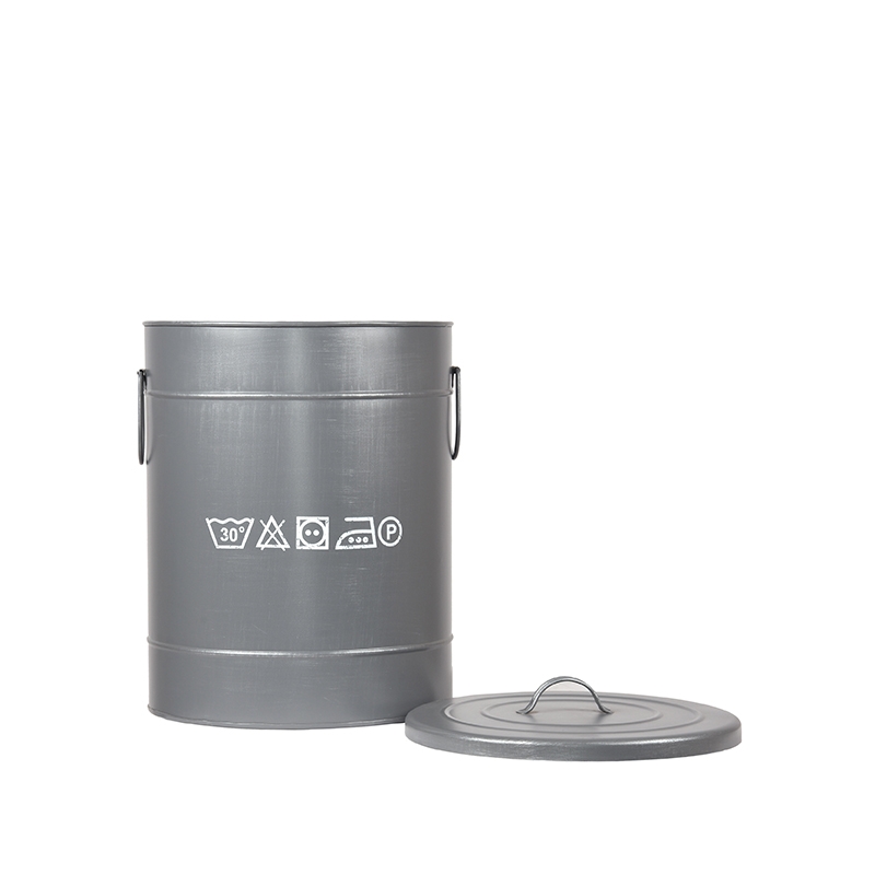 LABEL51 Wasmand - Antiek grijs - - M Wasmand