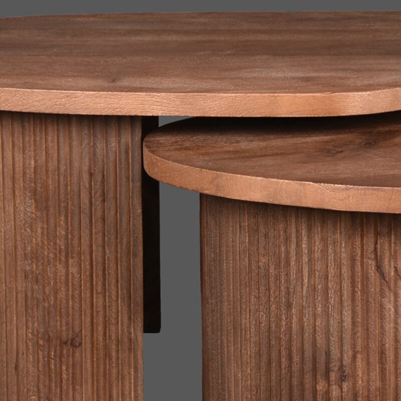 LABEL51 Salontafel Timon - Espresso - Mangohout - 100 cm Mangohout